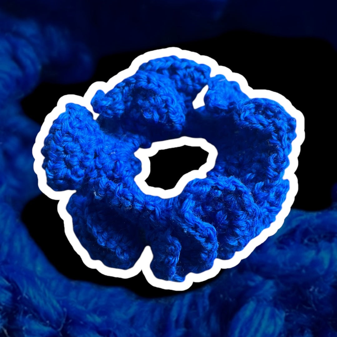 Scrunchie - Electric Blue