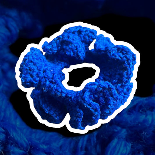 Scrunchie - Electric Blue