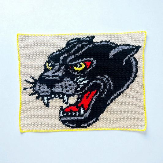 Pantera Tapestry - PATTERN DOWNLOAD