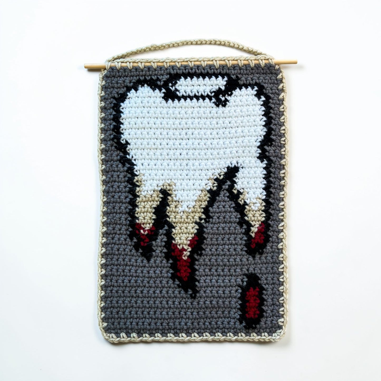The Tooth is Out Tapestry - PATTERN DOWNLOAD