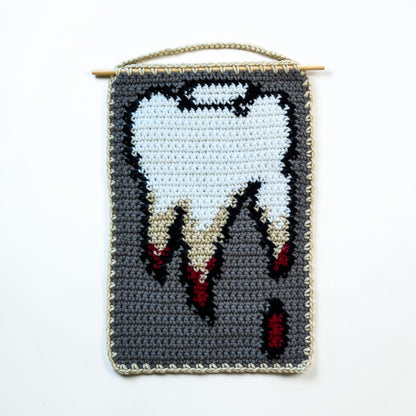 The Tooth is Out Tapestry - PATTERN DOWNLOAD
